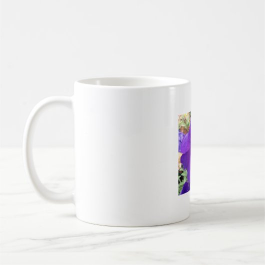 Purple Petunia Coffee Mug Koffiemok (Links)