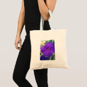 Purple Petunia Tote Bag (Voorkant (product))