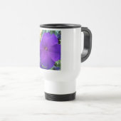 Purple Petunia Travel Mug Reisbeker (Voorkant rechts)