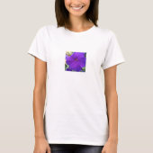 Purple Petunia Womans T-Shirt (Voorkant)