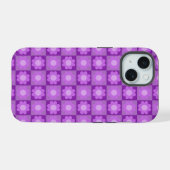 Purple phone case iPhone 15 case (Achterkant horizontaal)