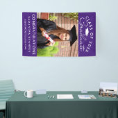 Purple Photo Graduation 2026 Congratulations Spandoek (Beurs)