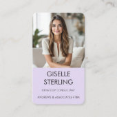 Purple Photo Professional Visitekaartje (Voorkant)