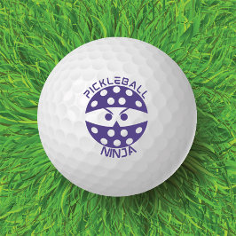 Purple Pickleball Ninja Golfballen