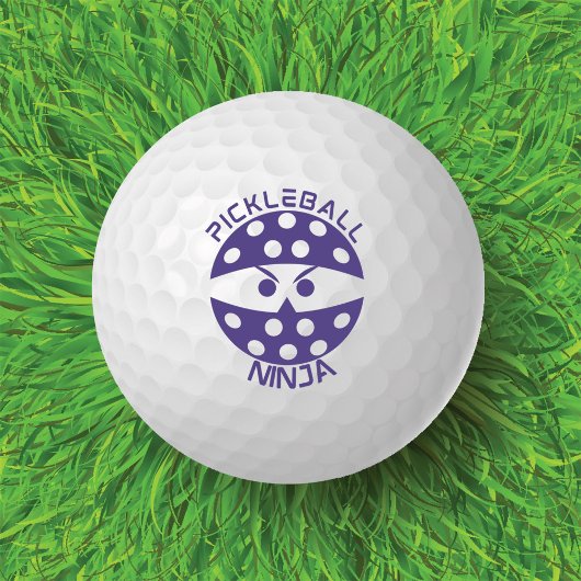 Purple Pickleball Ninja  Golfballen