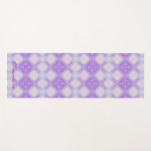 Purple Pink Abstract Mandala Kaleidoscopic Pattern Yogamat (Voorkant (horizontaal))
