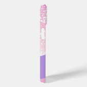 Purple, pink and white schaduwglitter Case-Mate iPhone case (Achterkant / Rechts)