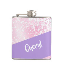 Purple, pink and white schaduwglitter