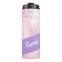 Purple, pink and white schaduwglitter