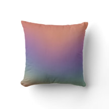 Purple Pink Aura Gradient Pillow