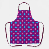Purple Pink Blue Polka Dot Pattern Schort (Voorkant)