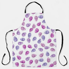 PURPLE PINK BLUE WATERCOLOR EASTER EGGS SCHORT