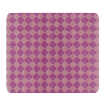 Purple Pink Checker Diamond Pattern