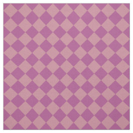Purple Pink Checker Diamond Pattern Stof