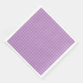 Purple Pink Checkerboard Pattern Servet (Hoek)