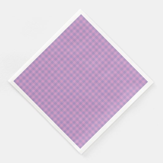 Purple Pink Checkerboard Pattern Servet (Hoek)