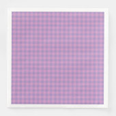 Purple Pink Checkerboard Pattern Servet (Voorkant)