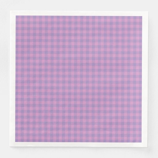 Purple Pink Checkerboard Pattern Servet (Voorkant)