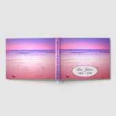 Purple Pink Ocean Sunset for Memorial Service Gastenboek (Volledig)