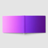 Purple Pink Ombre Gradient Blur Abstract Design Gastenboek (Volledig)