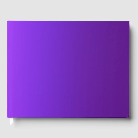 Purple Pink Ombre Gradient Blur Abstract Design Gastenboek (Voorkant)