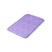 Purple Pink Wavy Lines Pattern Badmat (Gekanteld)