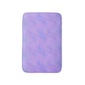 Purple Pink Wavy Lines Pattern Badmat (Voorkant Verticaal)