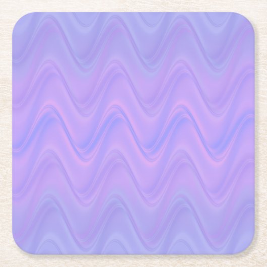 Purple Pink Wavy Lines Pattern Kartonnen Onderzetters (Voorkant)