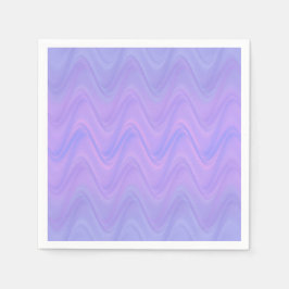 Purple Pink Wavy Lines Pattern Servet