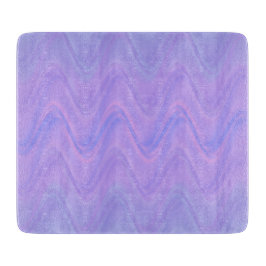 Purple Pink Wavy Lines Pattern Snijplank