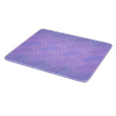 Purple Pink Wavy Lines Pattern Snijplank (Hoek)