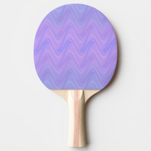 Purple Pink Wavy Lines Pattern Tafeltennisbatje (Voorkant)