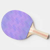 Purple Pink Wavy Lines Pattern Tafeltennisbatje (Zijkant)