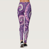 Purple Pisley Leggings (Achterkant)