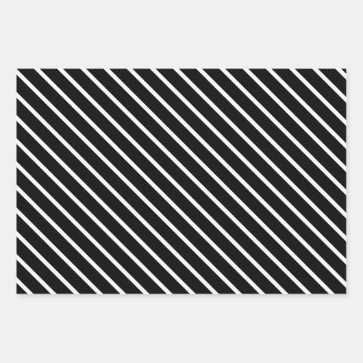 Purple Plaid, Black & White Inpakpapier Vel (Voorkant 2)