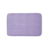 Purple Plaid Checker Seamless Pattern Badmat (Voorkant)