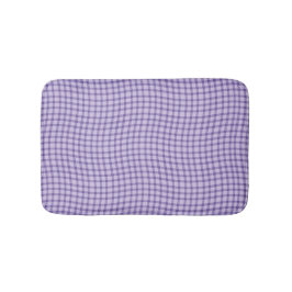 Purple Plaid Checker Seamless Pattern Badmat