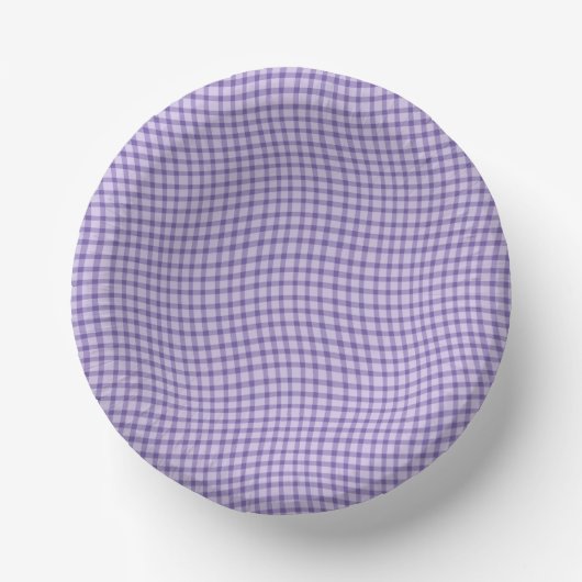 Purple Plaid Checker Seamless Pattern Papieren Kommen (Voorkant)