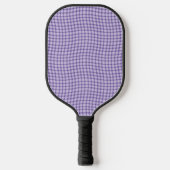 Purple Plaid Checker Seamless Pattern Pickleball Paddle (Voorkant)