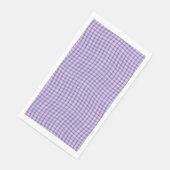 Purple Plaid Checker Seamless Pattern Servet (Hoek)