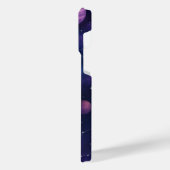 Purple Planet & Stars Phone Case – Cosmic Space iPhone Hoesje (Linkerkant)