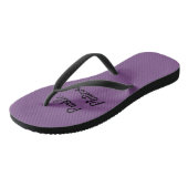 Purple Platicorns Sandalen Teenslippers (Schuin)