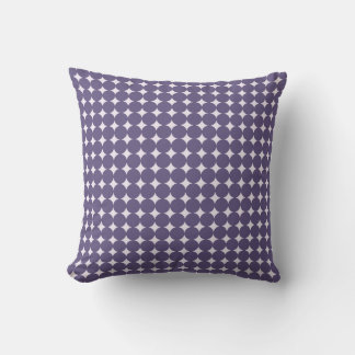 Purple Polka Dot Nursery Throw Pillow Kussen