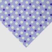 Purple polka dots tissuepapier (Detail)