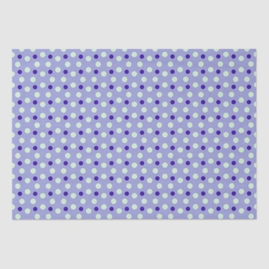 Purple polka dots tissuepapier (Voorkant)