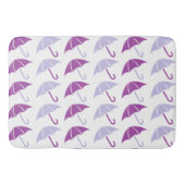 Purple Pop Art Umbrella Pattern Badmat (Voorkant)