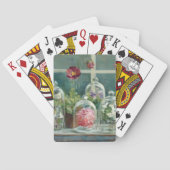 Purple Poppies Window Sill Speelkaarten (Achterkant)