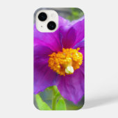 Purple poppy phone cover iPhone hoesje (Achterkant)