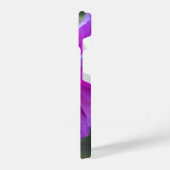 Purple poppy phone cover iPhone hoesje (Linkerkant)