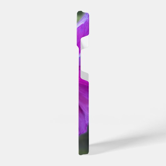 Purple poppy phone cover iPhone hoesje (Linkerkant)